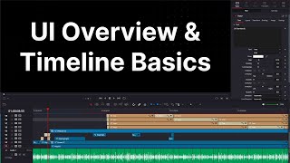 DaVinci Resolve Explained Episode 1 - UI & Timeline