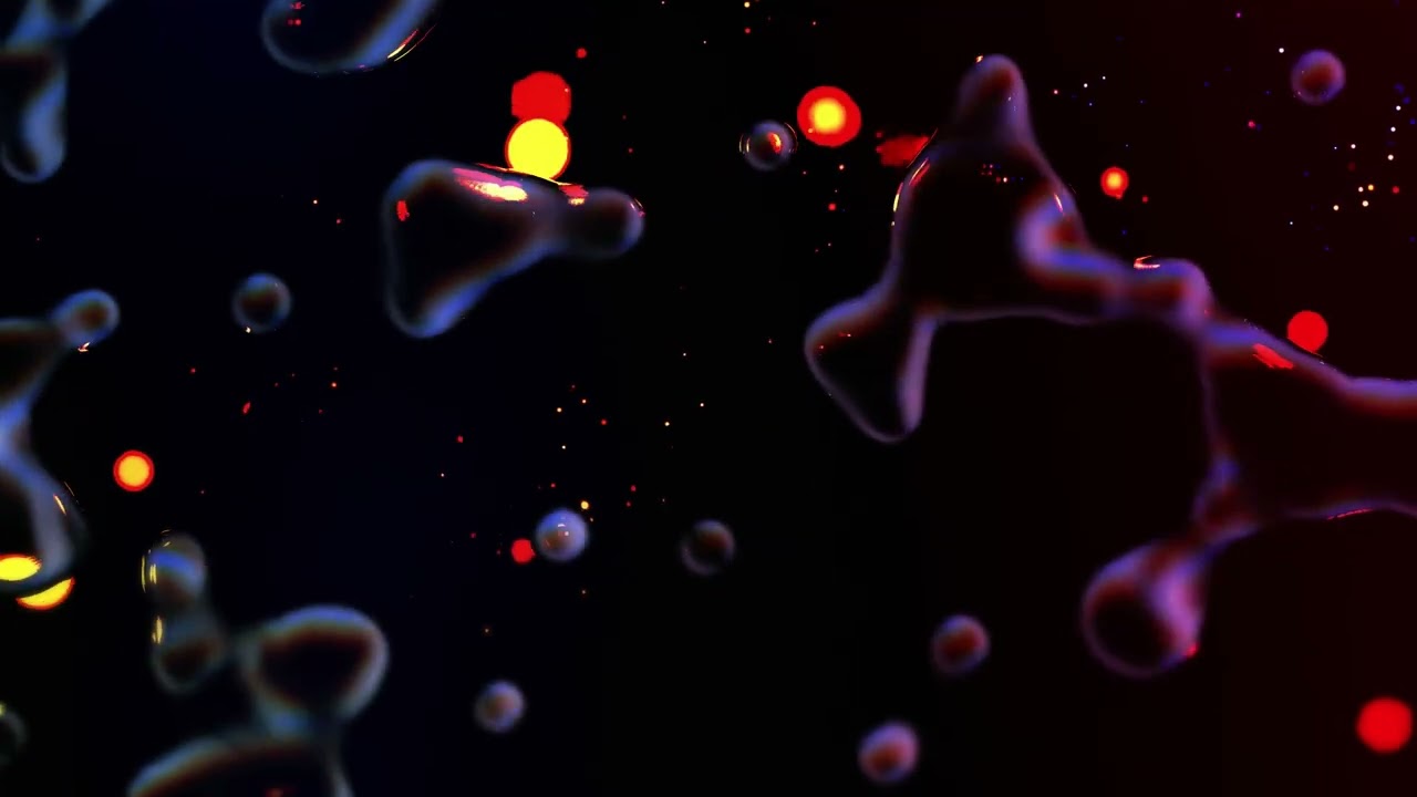 4K Lava Lamp Floating Plasma Lava Looping Background 