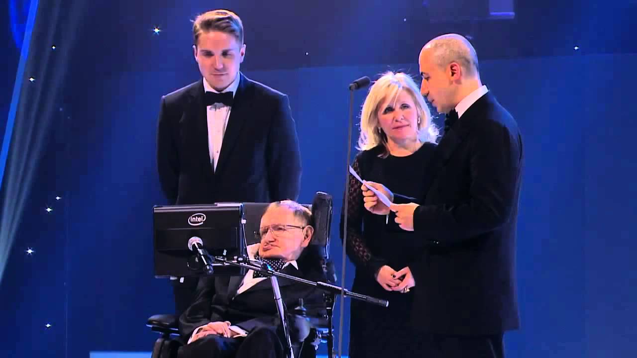 Stephen Hawking and Yuri Milner: 2013 Fundamental Physics Prize Ceremony