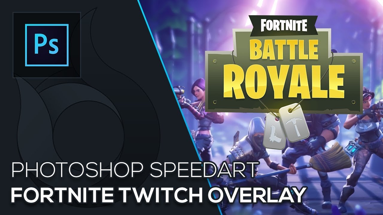 fortnite twitch overlay photoshop speedart free download german wildfire graphics - fortnite twitch overlays free