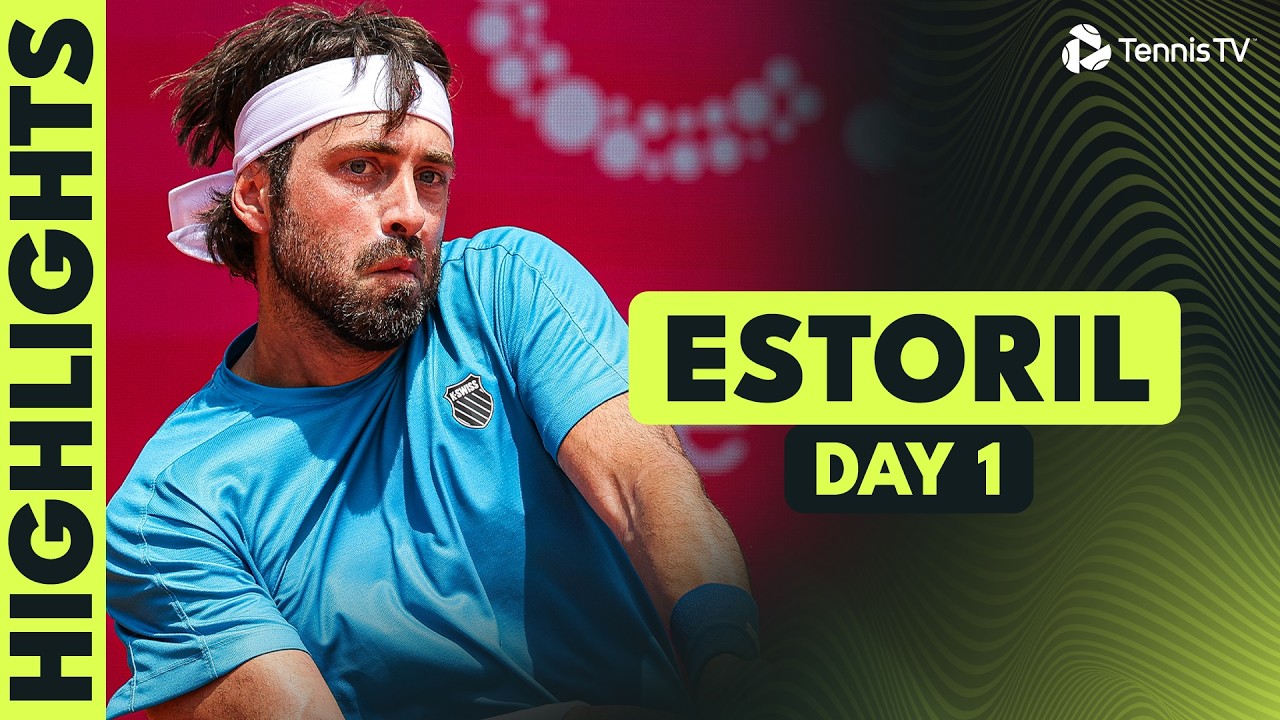 Marathon Van Assche Match; Basilashvili, Martinez & More Feature | Estoril 2026 Day 1 Highlights