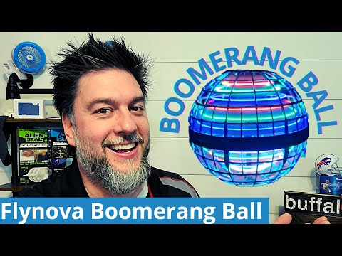 Boomerang Ball review. Hover Ball. FlyNova. Wonder Sphere How to use demonstration! flying orb [372]