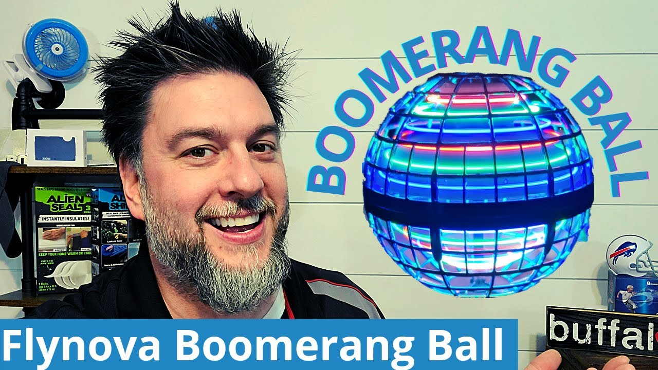 Boomerang Ball review. Hover Ball. FlyNova. Wonder Sphere How to use  demonstration! flying orb [372] 