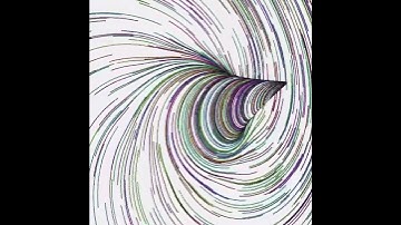 Color thorn. Draw by openFrameworks