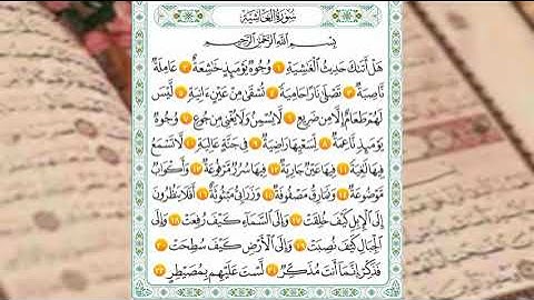 سورة الغاشية كاملة.. المنشاوي المعلم