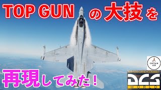 【DCS world】映画TOP GUNの技は実戦で使える？元F15パイロットが再現してみた！