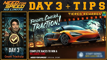 NFS No Limits | McLaren 720S - Frights, Camera, Traction! | Day 3 + TIPS