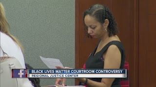 Attorney wears Black Lives Matter pin to court again