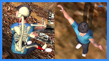 Falling Art Ragdoll Simulator | 3 Minute Gameplay e.05 | Trash Map