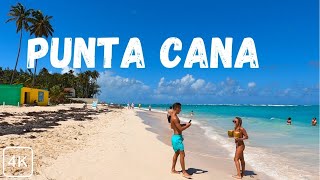 🇩🇴 Beaches Walking in Punta Cana/Bavaro, Dominican Republic. 4K