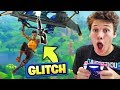 *RIDICULOUS* SHOOTING WHILE FLYING GLITCH in Fortnite Battle Royale