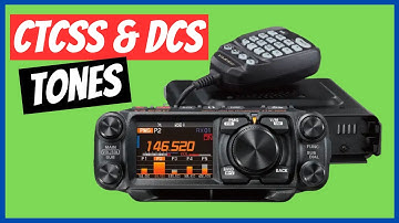 Yaesu FTM-500D - CTCSS and DCS Tones