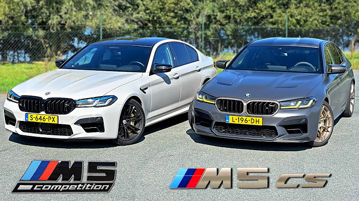 BMW M5 CS vs M5 Competition // REVIEW on Autobahn