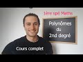 Polynmes du 2nd degr  cours complet 1re