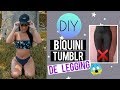 COMO FAZER BIQUÍNI TUMBLR DE CALÇA LEGGING - DIY #VERÃO2019