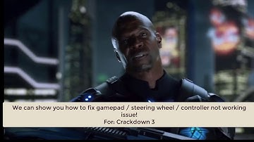 Crackdown 3 gamepad not working fix   Steering Wheel not detected fix   Repair Crackdown 3 gamepad i