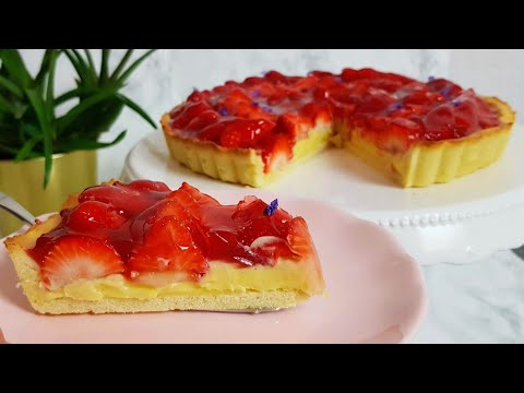 Video: Mga Tartlet Na May Strawberry At Vanilla Cream