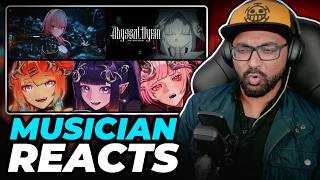 Musician Reacts to 3 NEW Hololive Myth Songs | Compass, Abyssal Hymn & THIS IS MYTH
