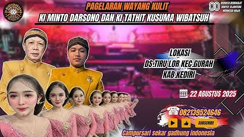 🛑 WAYANG KULIT DALANG KI MINTO DARSONO & KI THATHIT K.W. // "WAHYU MAKUTHA RAMA" //
