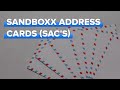 Sandboxx Address Cards (SAC's)