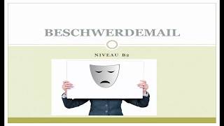 Beschwerdemail Kreativkurs Niveau B2