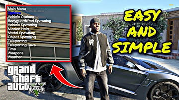 How to install Simple Trainer (2022) GTA 5 MODS
