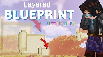 Little Tiles Tutorial - Layered Blueprints / Elevator Doors 📋 Modded Minecraft Guide
