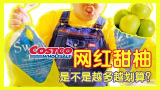 Costco 网红甜柚是否个数越多越划算呢？Which one is a better deal in Costco Sweetie Grapefruits,5 or 8 Per Bag?