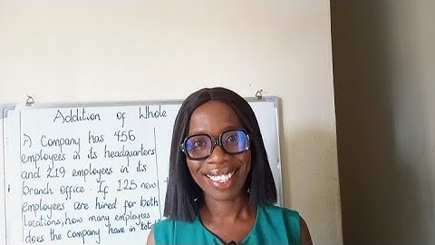 Word Problem Involving Addition of Whole Numbers 