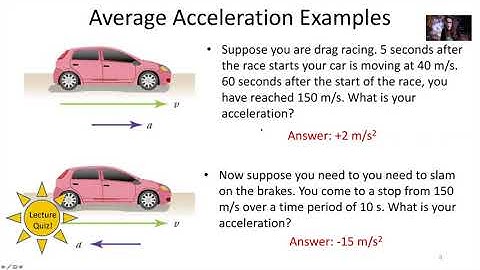Week 2 PHY 221 - Velocity and Acceleration