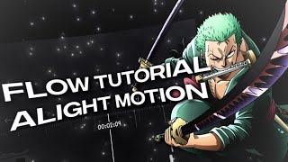 Flow tutorial || alight motion ( time remap,shake and flow one frame glitch )