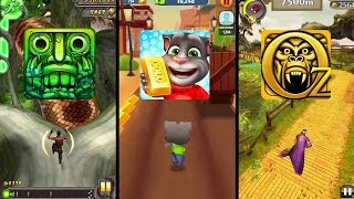 Temple Run 2 Lost Jungle VS Talking Tom Gold Run VS Temple Run: Oz - Endless Run Android Gameplay screenshot 5