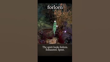forlorn : alone and unhappy; left alone and not cared for