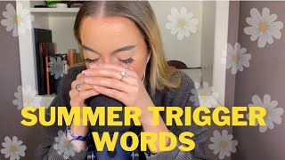 Asmr Summer Trigger Words Repeated With Mouth Sounds And Cupped Whispers