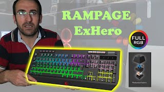 Rampage Exhero Kapsamlı Mekanik Klavye İncelemesi Ilk