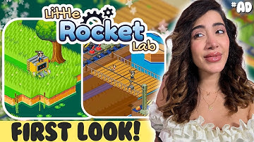 First Look at This NEW Cozy Factory-Building Game | 🚀 Little Rocket Lab Gameplay