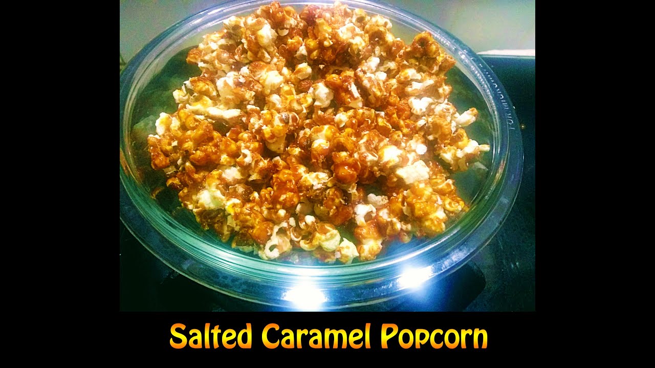 NO Bake Easy Salted Caramel  Popcorn | Theatre pop Flavoured Popcorn | Movie night Snack | | Sugi