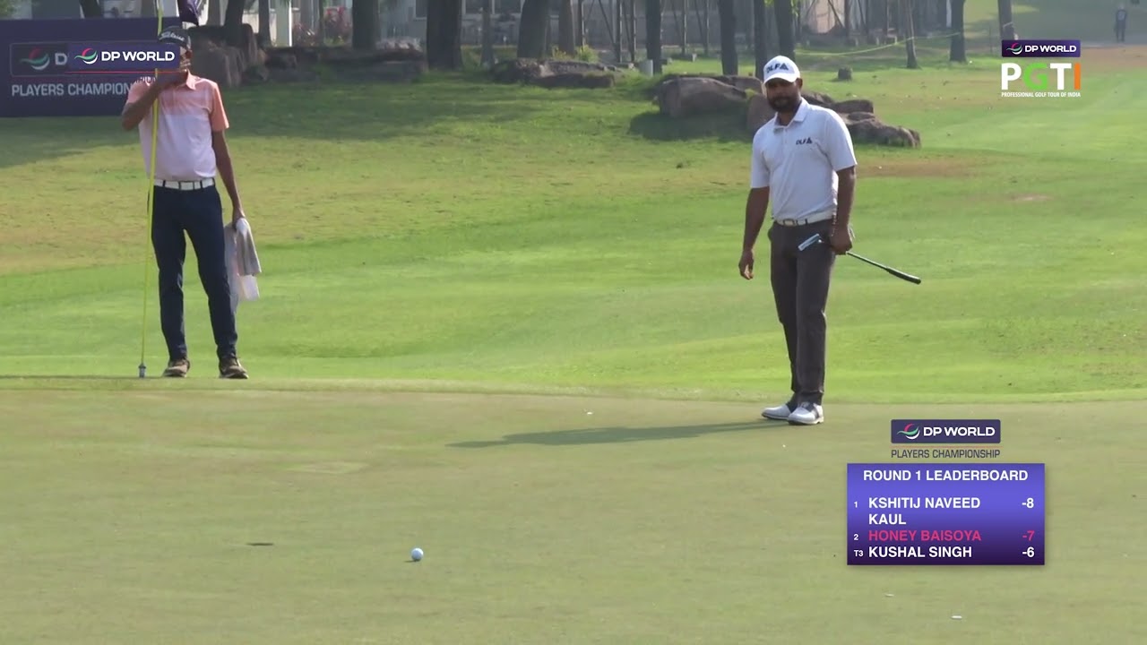 Основные моменты 1-го раунда | Чемпионат мира среди игроков DP 2026 | DP World PGTI | Индийский г...