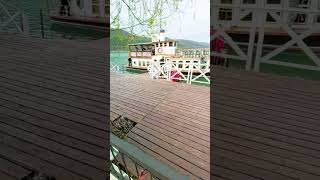 Ретро-пароход Шампань Абрау-Дюрсо 2025 #малугины #travel #абраудюрсо #пароход #экскурсия #озеро