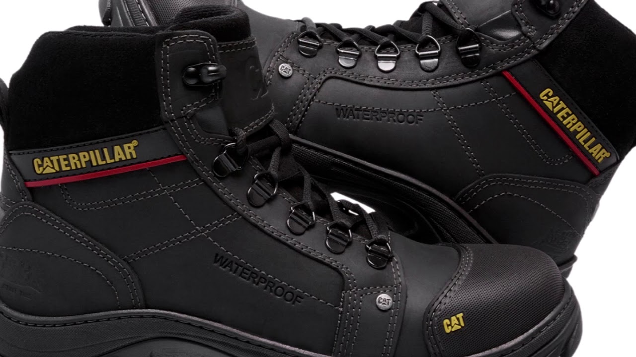 Bota Original Caterpillar Biqueira De Segurança pvc2 1010 - YouTube