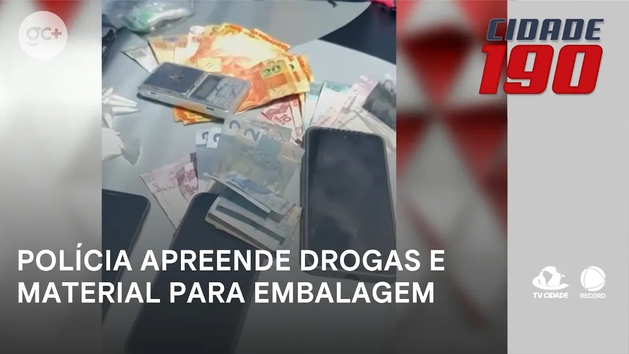Polícia apreende drogas e material para embalagem dos entorpecentes | Cidade 190