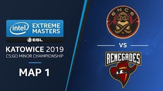 CS:GO - ENCE vs Renegades [Nuke] Map1 Ro3 - Challengers Stage - IEM Katowice 2019