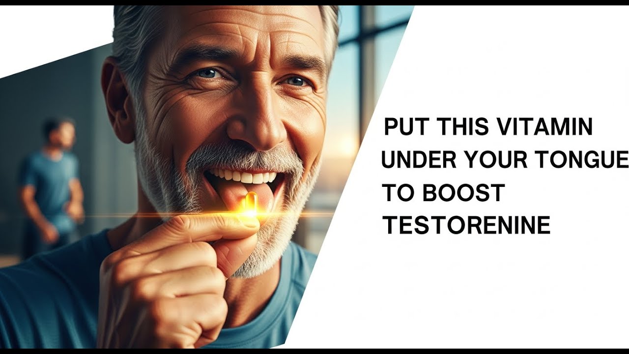 The Undiscovered Secret Over 50 Put this vitamin under your tongue to boost testosterone