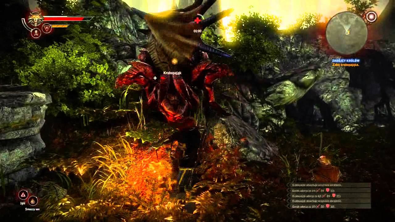 WITCHER 2 SpiderCrab Boss Krabopająk YouTube
