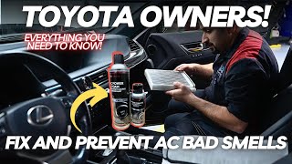 TOYOTA OWNERS! Here's How To Fix and Prevent AC Bad Smells