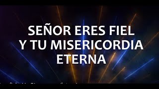 Miniatura de vídeo de "Eres fiel |Coalo Zamorano Version - RIVER ARENA (LETRAS)"