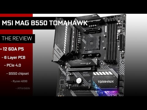 MSI MAG B550 TOMAHAWK : a gorgeous mess!