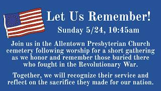 Let Us Remember | Memorial Day 2026 | May 24, 2026