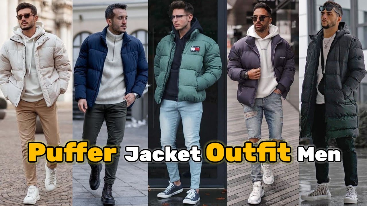 Puffer Jacket Outfit Men | Puffer Jacket Men | Winter Outfit Combination | Winter Outfits 2024
