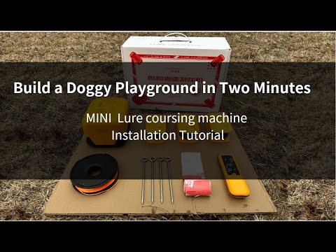 Lure Coursing Machine Installation in Two Minutes - YouTube